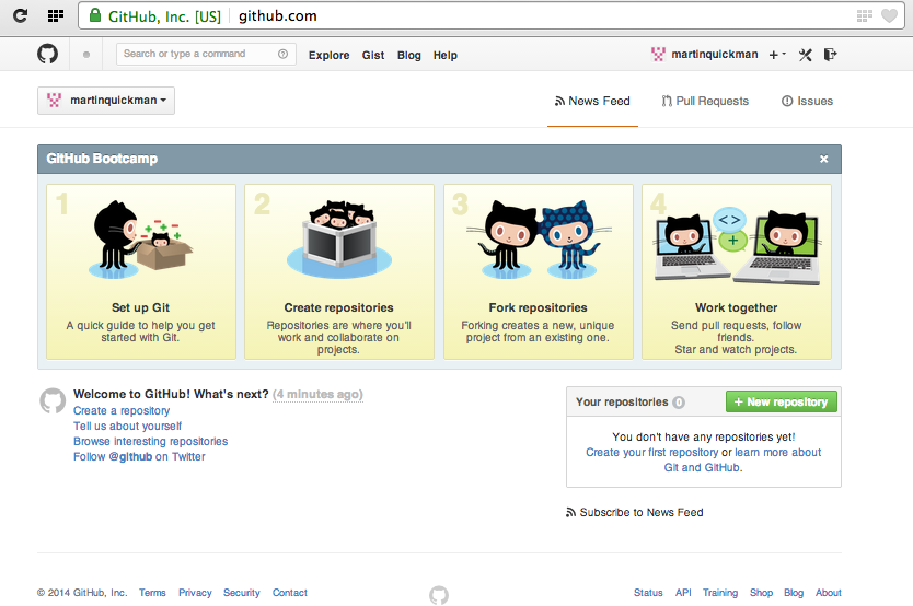 Github Home Panel