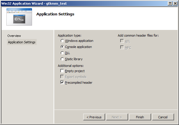 Verifying Application Settings.