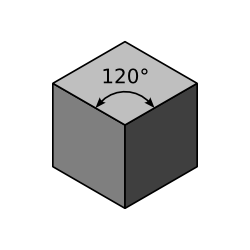 Isometric projection definition.