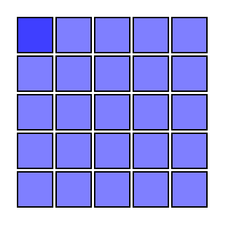 A P1 symmetry tiling with a constant shift.