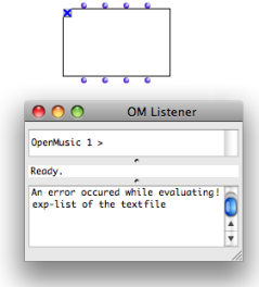 The attached file has been deleted. The Listener displays an error message.