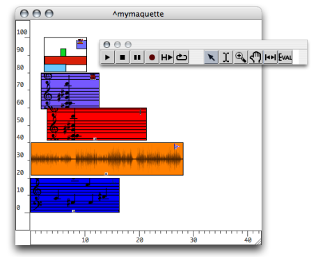 The maquette, once evaluated.