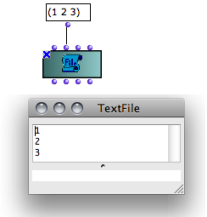 Inputting contents with "exp-list".