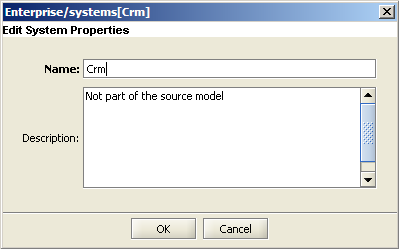 Design Studio System Element Properties Editor