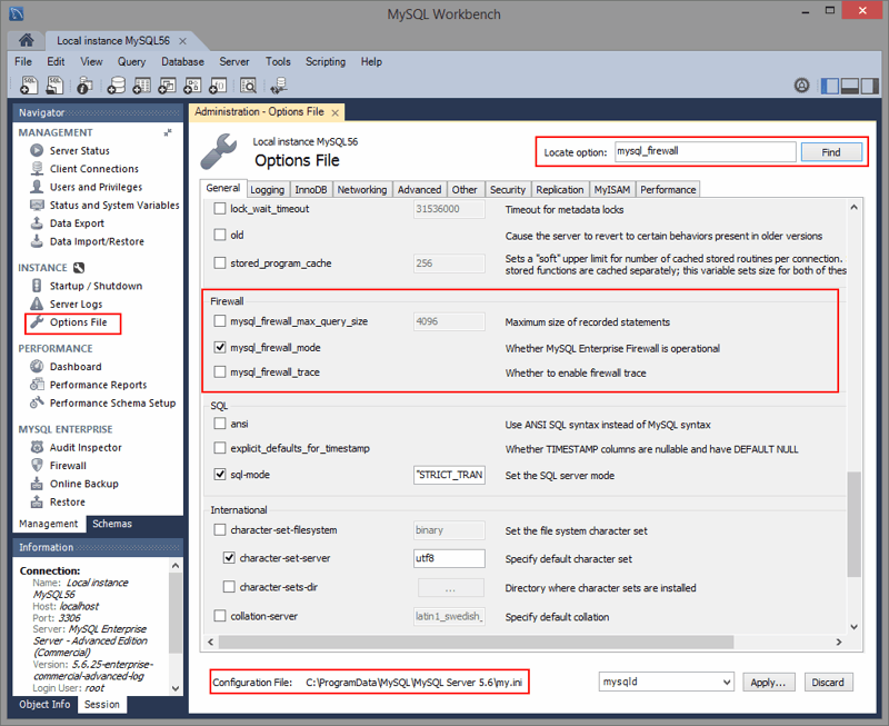 Настройка firewall для mysql