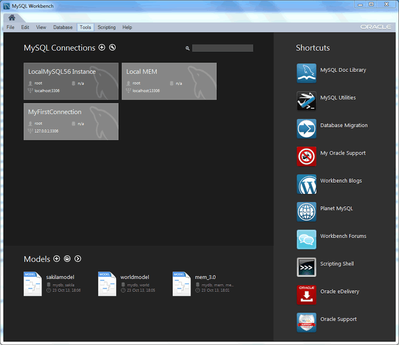 Getting Started Tutorial - Home Window Instance