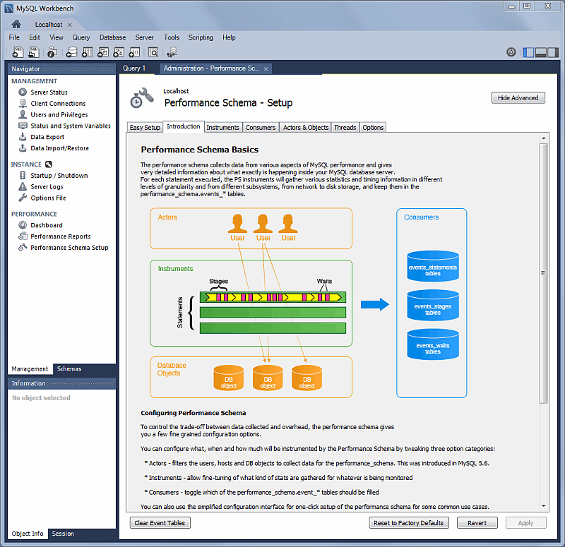 Performance Schema Setup: Introduction