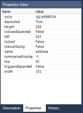 Viewing The Properties