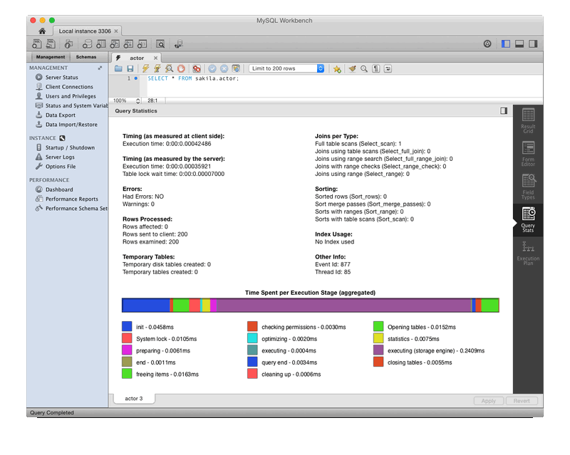 chapter 7 performance tools