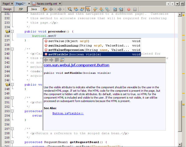 Figure 14: Code Completion Box