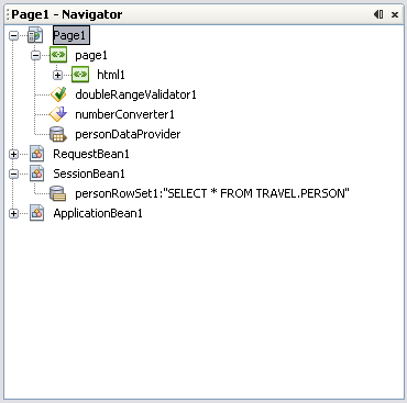 Figure 20: Data Provider and Row Set