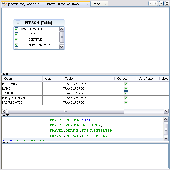 Figure 21: Query Editor