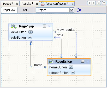 Figure 9: Page Flow Editor