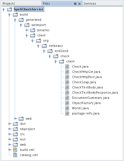 Files window