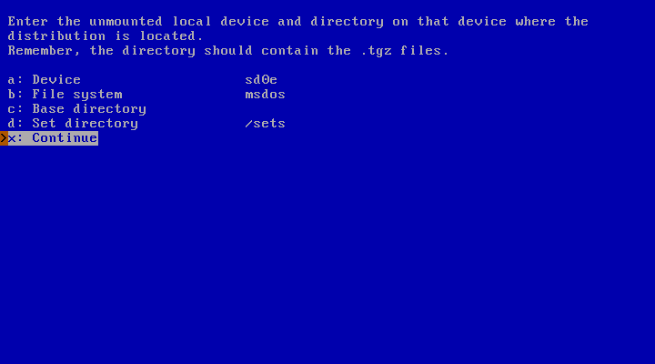 Accessing a MSDOS file system