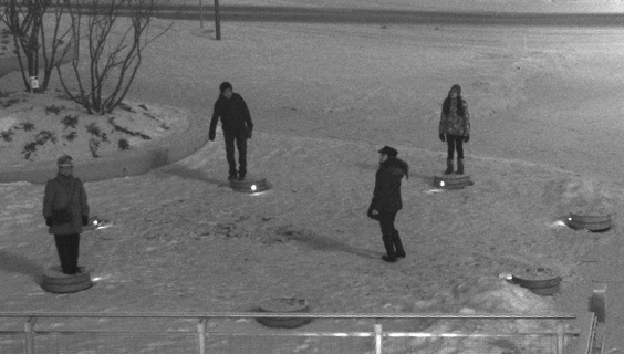 Participants mistaking the stones as sensor objects