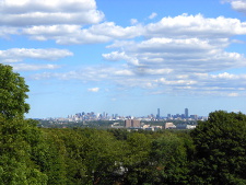 Boston from Robbins Farm Park.