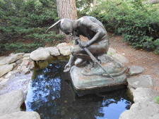 Native American statue.