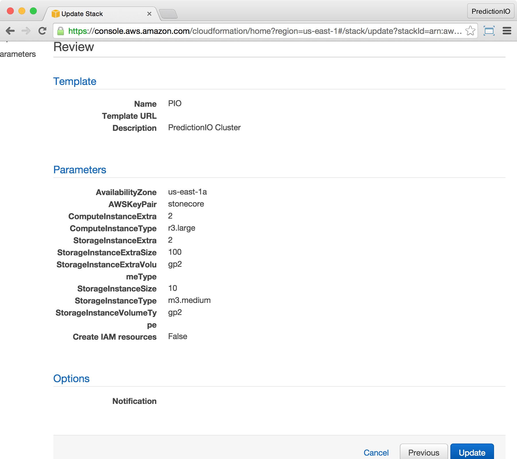 Review Changes of Adding Extra Storage Instances