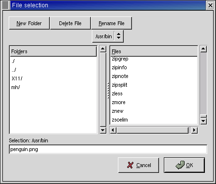 File Selection Example