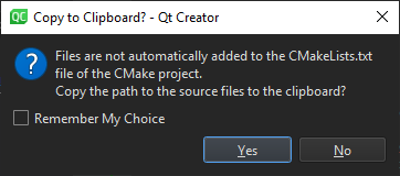 "Copy to Clipboard dialog"