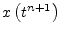 $ x\left(t^{n+1}\right)$