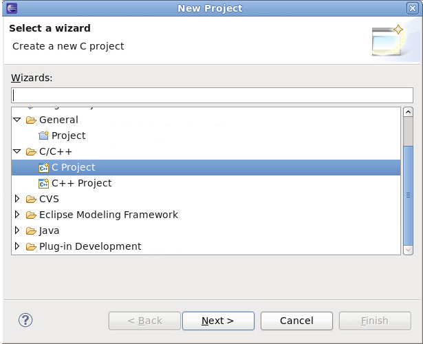 New Project Wizard