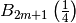 B_{2m+1}\left(\frac{1}{4}\right)