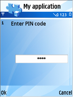 Numeric password setting item and passwo...