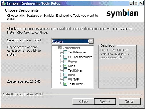 Choosing TestDriver