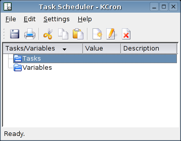 KCron Task Scheduler