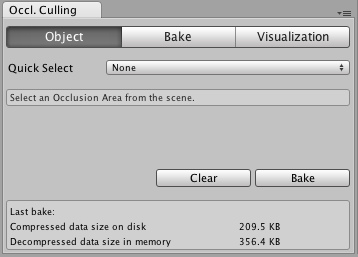 Unity - Occlusion Culling