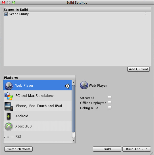 Unity - Manual: iOS Player settings