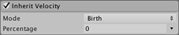 Inherit Velocity Module