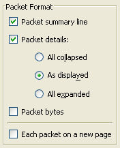 The "Packet Format" frame