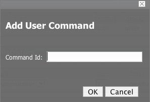 Add User Command Dialog