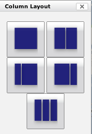 Column Layout Dialog