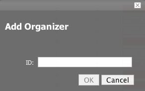 Add Organizer
