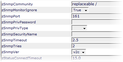 BIG-IP zProperties Selections