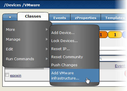 Add VMware Infrastructure